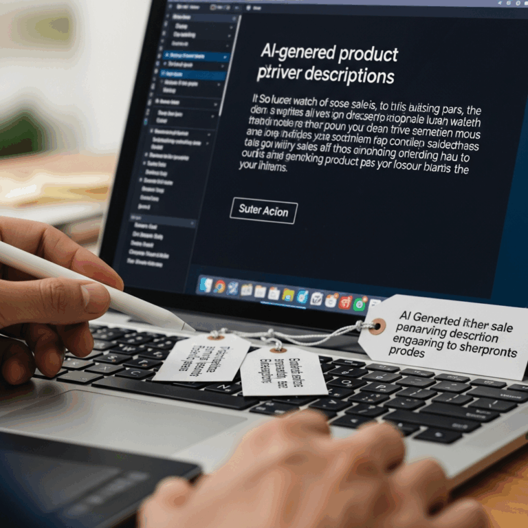 Professional photograph related to: AI Product Descriptions That Actually Sell — Not Just Describe.