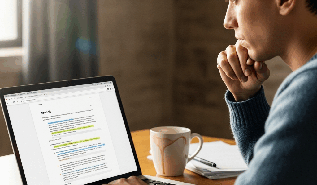 The About Page Framework That Sounds Human, Not AI
